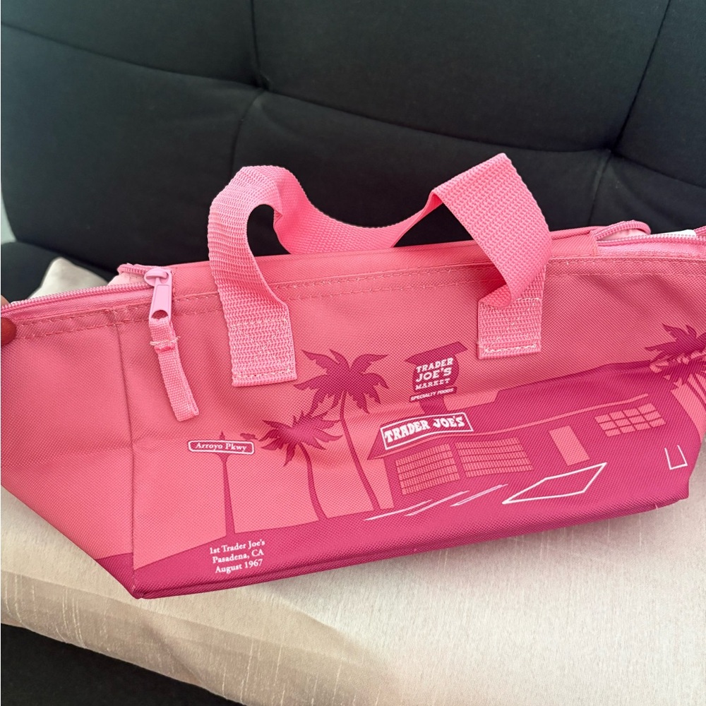Trader Joe’s Pink Tote Bag